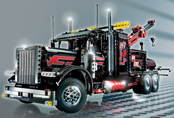 tow truck,firetruck 8285 lego03 technic tow truck