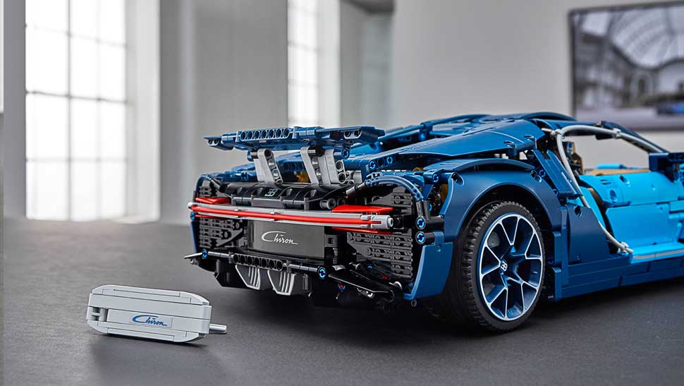 lego bugatti chiron functions