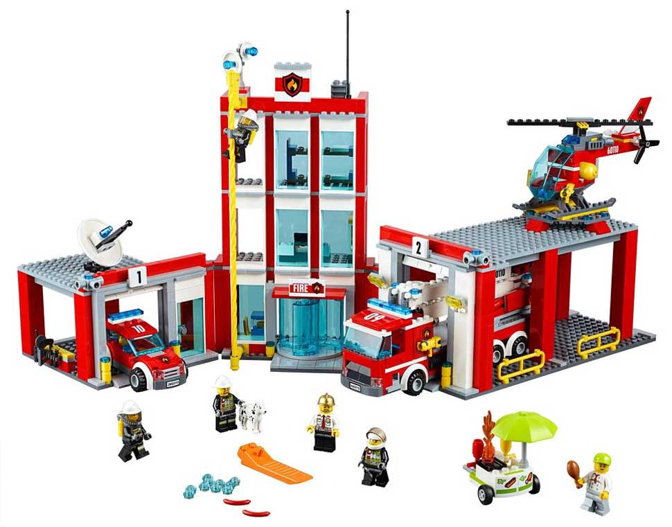 LEGO City Fire station