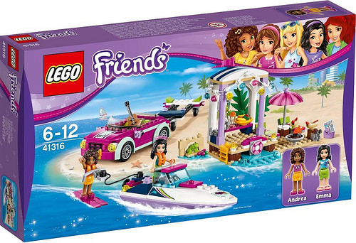 41316 Lego Friends Andreas Speedboat Transporter