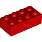 2x4 LEGO® Brick (Red)