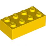 2x4 LEGO® Brick (Yellow)