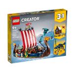 31132 LEGO® CREATOR Viking Ship and the Midgard Serpent