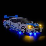 LIGHT MY BRICKS Kit for 76917 LEGO® Nissan Skyline GT-R (R34)