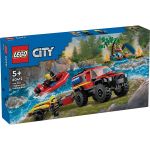 60412 LEGO® CITY 4x4 Fire Truck with Rescue Boat