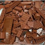 1kg Lots of Pre-Owned BROWN TAN LEGO® (PRE-OWNED)