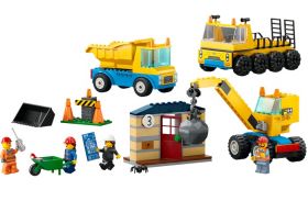 60391 LEGO® CITY Construction Trucks and Wrecking Ball Crane