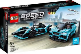 76898 LEGO® SPEED CHAMPIONS Formula E Panasonic Jaguar Racing GEN2 car & Jaguar I-PACE eTROPHY