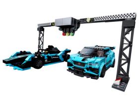 76898 LEGO® SPEED CHAMPIONS Formula E Panasonic Jaguar Racing GEN2 car & Jaguar I-PACE eTROPHY