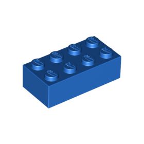 2x4 LEGO® Brick (Blue)