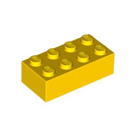 2x4 LEGO® Brick (Yellow)