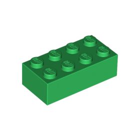 2x4 LEGO® Brick (Green)