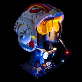 LIGHT MY BRICKS Kit for 75237 LEGO® Luke Skywalker™ (Red Five) Helmet