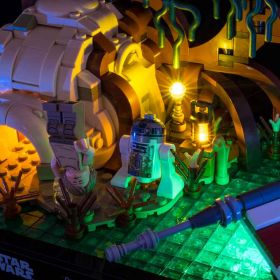 LIGHT MY BRICKS Kit for 75330 LEGO® Dagobah™ Jedi™ Training Diorama