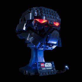 LIGHT MY BRICKS Kit for 75343 LEGO® Dark Trooper™ Helmet