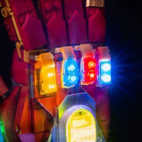 LIGHT MY BRICKS Kit for 76223 LEGO® Nano Gauntlet