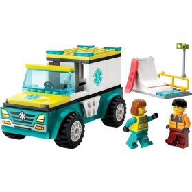 60403 LEGO® CITY Emergency Ambulance and Snowboarder