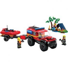 60412 LEGO® CITY 4x4 Fire Truck with Rescue Boat