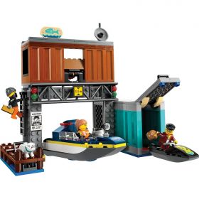 60417 LEGO® CITY Police Speedboat and Crooks' Hideout