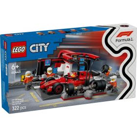 60443 LEGO® CITY F1® Pit Stop & Pit Crew with Ferrari Car
