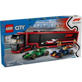 60445 LEGO® CITY F1® Truck with RB20 & AMR24 F1® Cars 60445 LEGO® CITY F1® Truck with RB20 & AMR24 F1® Cars