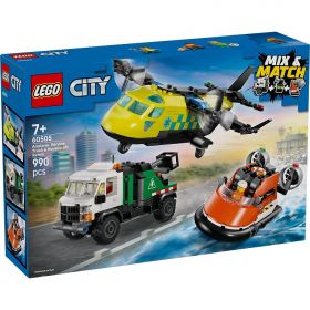 60505 LEGO® CITY Airplane, Service Truck & Hovercraft Remix