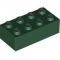 2x4 LEGO® Brick (DARK GREEN)